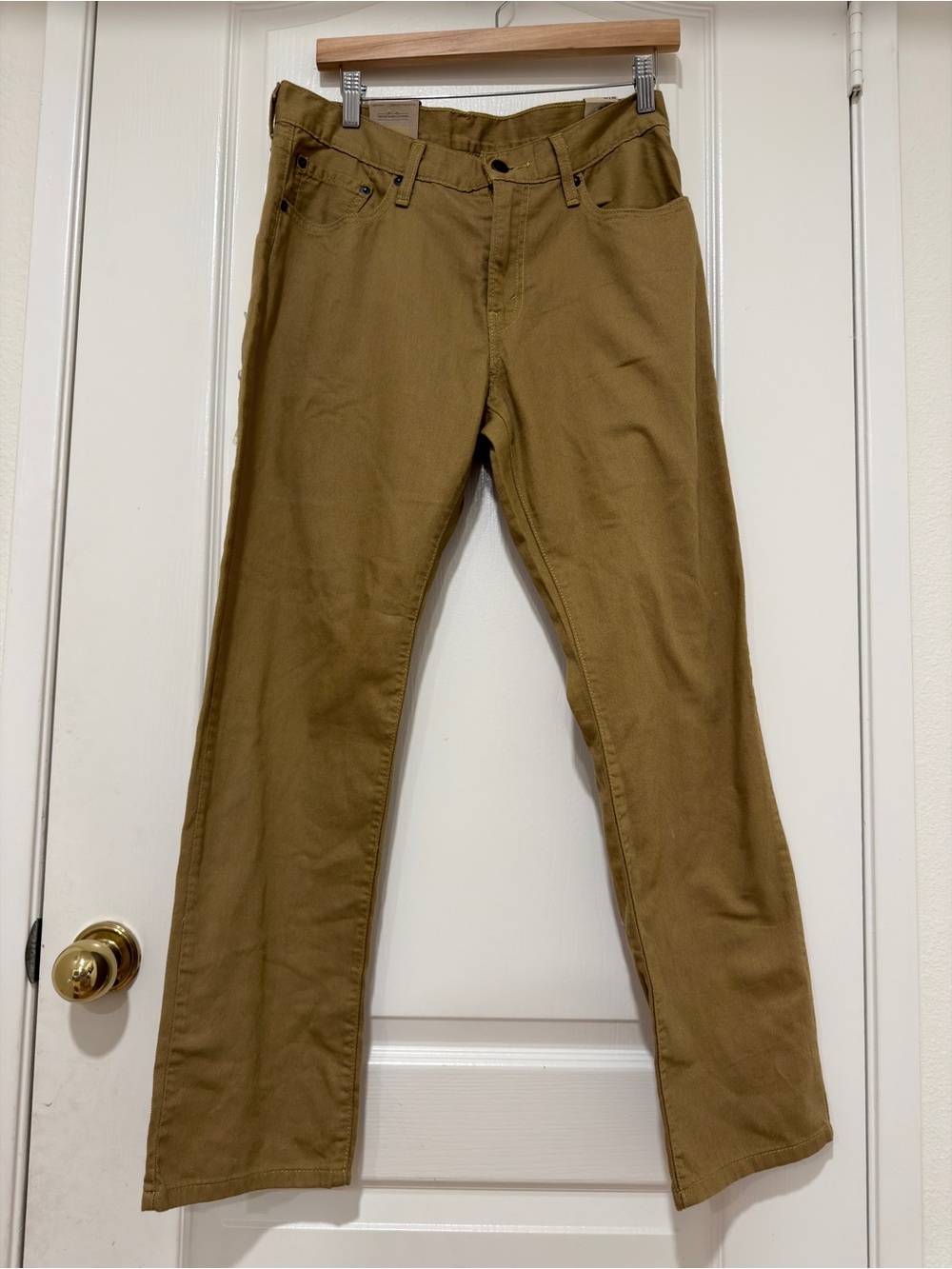 Levi’s NWT Women’s 501 Original Fit Straight Leg Jeans Tan Khaki 29x30